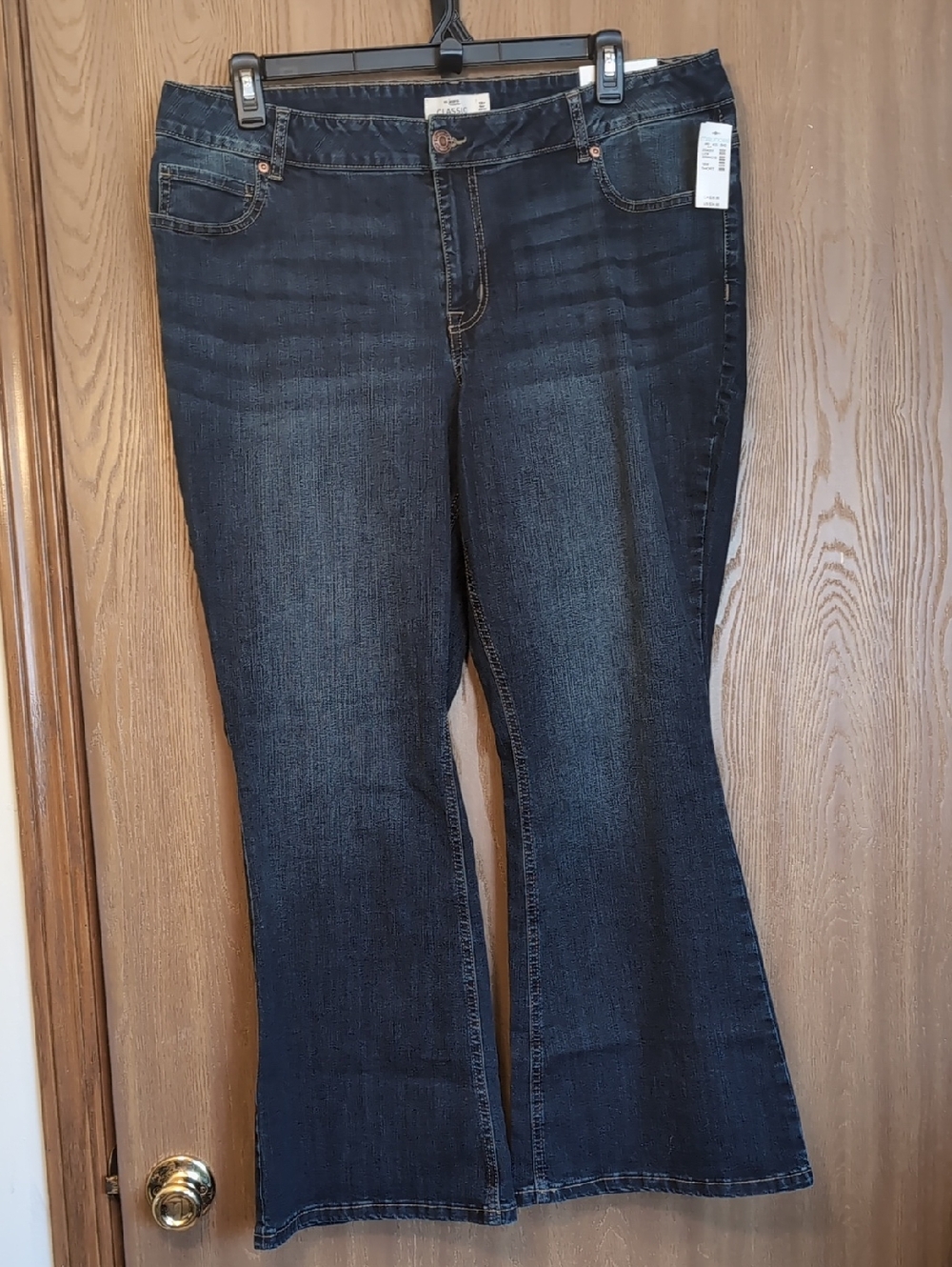 Maurices Dark Blue Flare Jeans